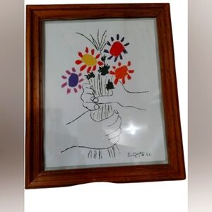 Vintage Picasso Lithograph Without Frame